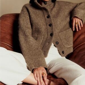 Sezane Thais Jacket Brown